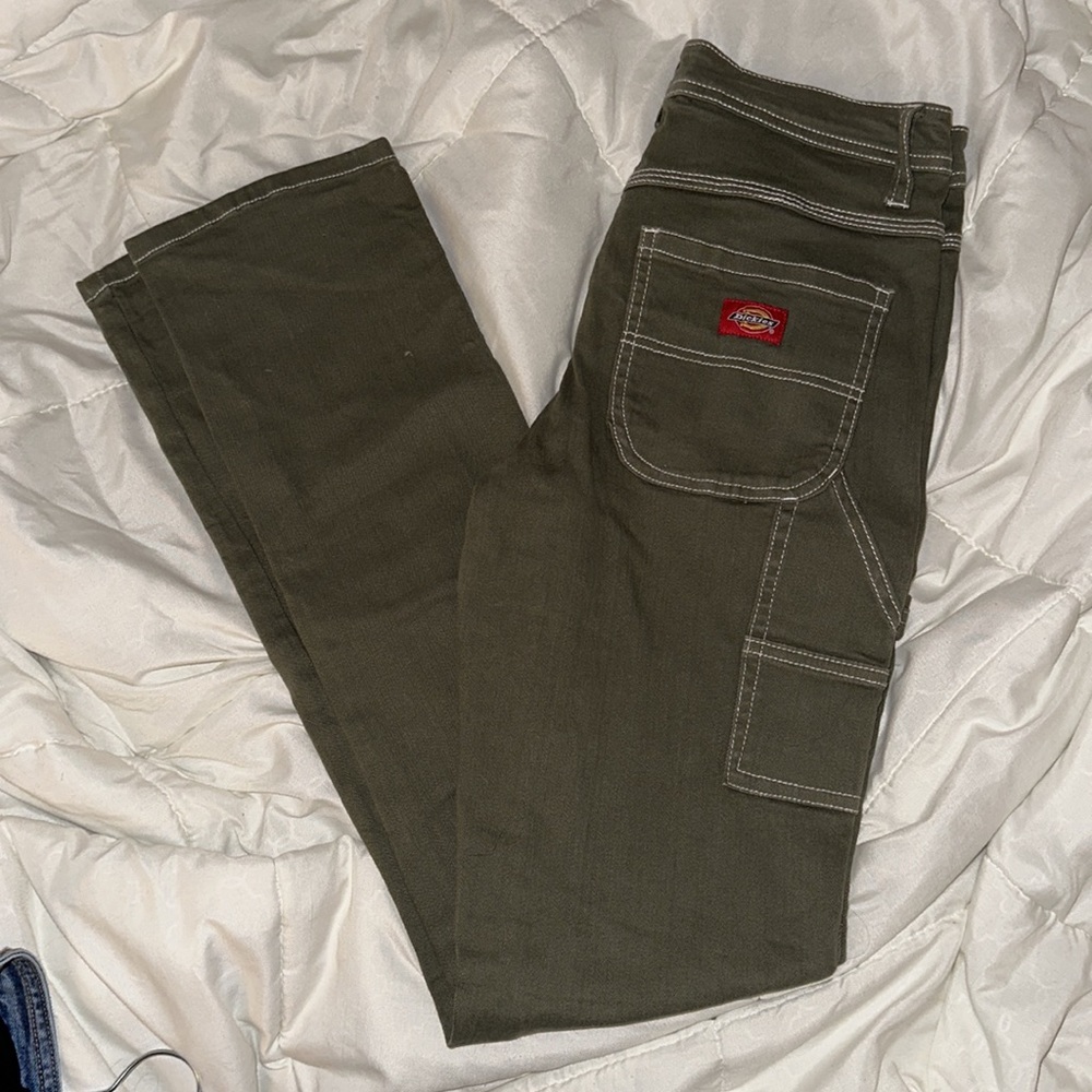 Women’s Stretch Duck Carpenter Slim Pants, Moss